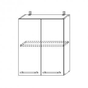 Гарда ВП 600 шкаф верхний высокий в Удачном - udachiy.mebelnovo.ru | фото