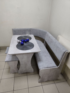 Кухонный уголок Миссия V велюр (цемент) в Удачном - udachiy.mebelnovo.ru | фото