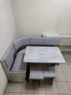 Кухонный уголок Миссия V велюр (цемент) в Удачном - udachiy.mebelnovo.ru | фото