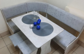 Кухонный уголок Миссия V велюр (цемент) в Удачном - udachiy.mebelnovo.ru | фото