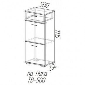Ника тумба ТВ-500 (эра) в Удачном - udachiy.mebelnovo.ru | фото