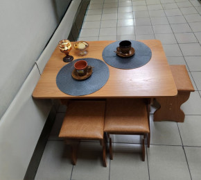 Обеденная зона Миссия (бук) в Удачном - udachiy.mebelnovo.ru | фото