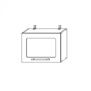 Опера ВПГС 500 шкаф верхний горизонтальный со стеклом в Удачном - udachiy.mebelnovo.ru | фото